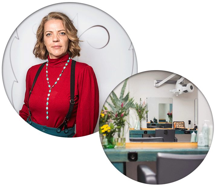 Yvonne Pankrath Inhaberin Kalamistra - Yes Planet Friseurinnen Teams